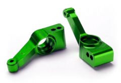 Carriers, Stub Axle Rear Aluminium Green (2) Traxxas 1952G