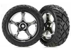 Tires & Wheels Anaconda/Tracer Chrome 2.2 2WD Front (2) Traxxas 2479R