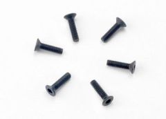 Screws M2.5x10mm Countersunk Hex Socket (6) Traxxas 2523