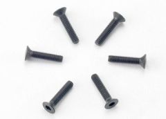 Screws M2.5x12mm Countersunk Hex Socket (6) Traxxas 2526