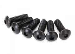 Screws M2.5x8mm Button-head Insex (6) Traxxas 2617