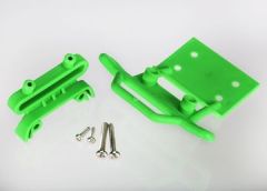 Front Bumper Set Green Traxxas 3621A