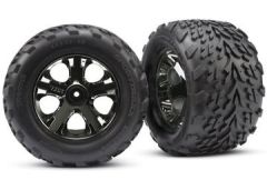 Tires & Wheels Talon/All-Star Black Chrome 2.8 TSM (2) Traxxas 3669A