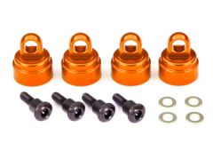 Stoßdämpferkappen Orange Aluminium (4) Ultra-Shocks TRAXXAS 3767T