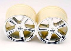 Wheels Maxx 5-Spoke Chrome (2) Traxxas 3972X