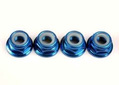 Locking Nut M5 Blue Aluminium (4) Traxxas 4147X