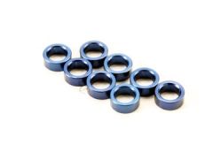 Spacers Aluminium Blue (8) Traxxas 5133A