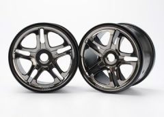 Wheels Split-Spoke Black Chrome (17mm) 3.8 (2) Traxxas 5172A