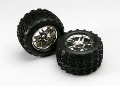 Tires & Wheels Talon/SS Chrome (17mm) 3.8 (2) Traxxas 5174R