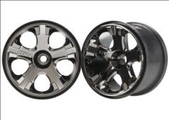 Wheels All-Star Black Chrome 2.8 (Nitro Front) (2) Traxxas 5577A