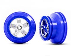 Räder SCT Chrom-Blau 2.2/3.0 2WD Front (2) TRAXXAS 5870A