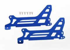 Main Frame Side Plate Outer Alu Blue (Pair) DR-1 Traxxas 6328