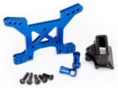 Shock Tower Front Alu Blue Rustler 4x4 Traxxas 6739X