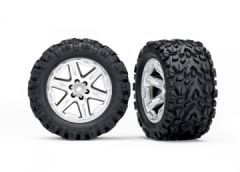 Tires & Wheels Talon Extreme/RXT Satin Chrome 2.8 4WD TSM Traxxas 6773R