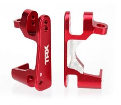 Caster Blocks Alu Red L+R (2) Traxxas 6832R