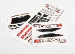 Decal Sheets 1/16 E-Revo VXL Traxxas 7113