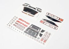 Decal Sheets 1/16 E-Revo Traxxas 7114