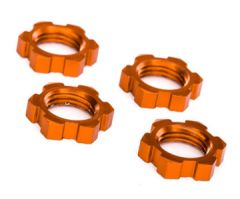 Radmuttern Keilverzahnung 17mm Legierung Orange (4) TRAXXAS 7758T