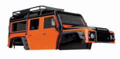 Body Land Rover Defender Orange Complete Traxxas 8011A