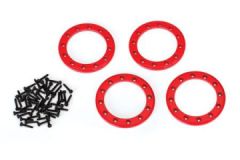 Beadlock Rings 1.9 Alu Red (4) Traxxas 8169R