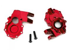 Portal Housing Inner Front Alu Red Left/Right (2) TRX-4/6 Traxxas 8252R