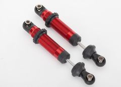 Shocks gts hard-anodized red alu assembled (2) Traxxas 8260R