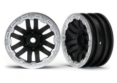 Wheels TRX-4 Black-Satin 1.9 (2) Traxxas 8271X