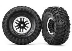 Tires & Wheels Canyon Trail/TRX-4 Black-Satin 1.9 (2) Traxxas 8272X