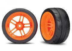 Tires & Wheels Response 1,9 Touring Orange Rear VXL (2) Traxxas 8374A