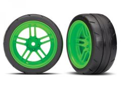 Tires & Wheels Response 1,9 Touring Green Rear VXL (2) Traxxas 8374G