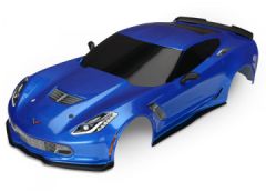 Body Chevrolet Corvette Z06 Blue Painted Traxxas 8386X