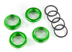 Spring Adjuster Alu Green GT-Maxx (4) Traxxas 8968G