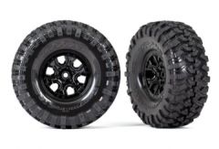 Tires & Wheels Canyon Trail/Bronco 2021 Black 1.9 (2) Traxxas 9272