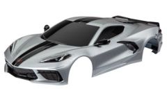 Karosserie Corvette Stingray Silber Komplett TRAXXAS 9311T