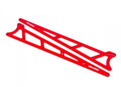 Side Plates Wheelie Bar Alu Red Drag Slash TRAXXAS 9462R