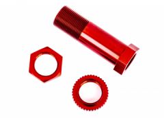 Servo Saver Post mit Muttern Alu Red Sledge TRAXXAS 9545R