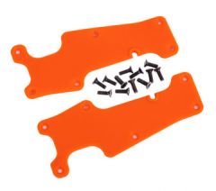 Suspension Arm Covers Front L+R Orange Sledge Traxxas 9633T