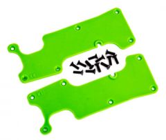 Suspension Arm Covers Rear L+R Green Sledge Traxxas 9634G