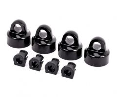 Shock Caps Alu Black GTX (4) Traxxas 9664A