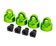 Shock Caps Alu Green GTX (4) Traxxas 9664G