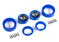 Räder Method Race 105 Beadlock Schwarz/Blau 1.0 (2) TRAXXAS 9781-BLKBL