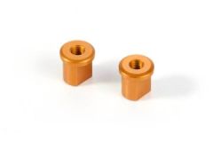 Buchse Alu Exzenter 0,0mm Orange (2) XRAY 372316-O