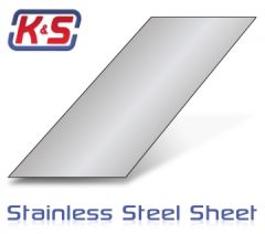 .018 Stainless Steel Sheet Metal 4 x 10 (6pcs) K&S 276