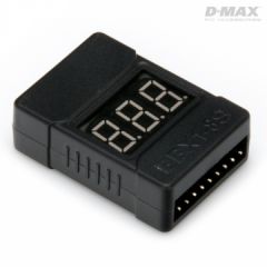 Lithium Voltage Cell Checker mit Alarm 1-8s DYNOMAX B9420