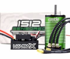 Castle Creations - MAMBA X, 25.2V WP ESC AND 1512-1800KV SENSORED E-BUGGY COMBO CC-010-0155-06