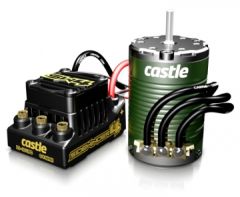 Castle - Sidewinder SW4, 12.6V, 2A BEC, WP Sensorless ESC W/1410-3800 Sensored motor CC-010-0164-05