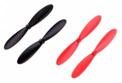 Propeller kit X4 Black - red HUBSAN H107-A35