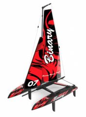 Segelboot Binary V2 400mm RTR Katamaran JOYSWAY 8807V2