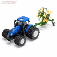 Traktor mit Doppelrädern und Heuwender RC RTR 1:24 KORODY KO6637HB