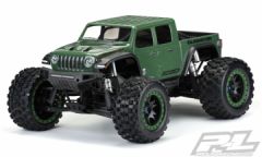 Vorgeschnittene Jeep Gladiator Rubicon Klarsicht-Karosserie für X-MAXX PRO-LINE RACING PRO353317